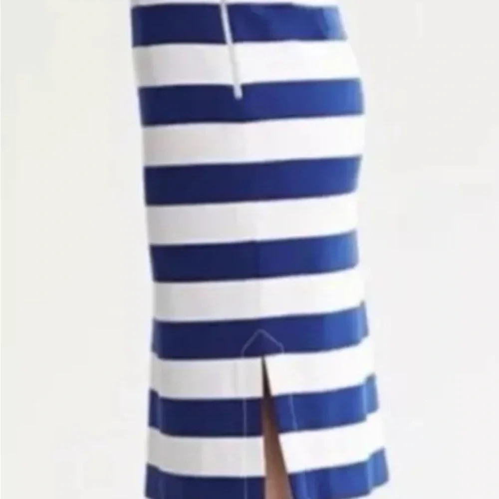 Banana Republic Striped Stretch Pencil Skirt